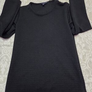 Tresics Black Long Sleeve Top